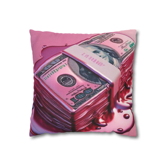 Money Pink Pillowcase