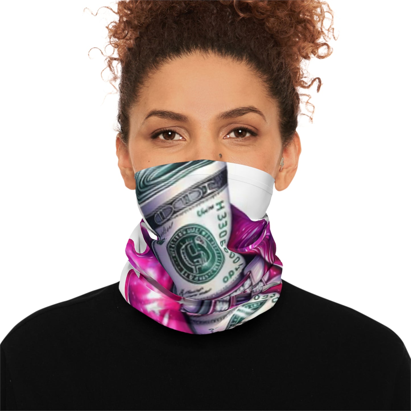 Vibrant Hustler Neck Gaiter – Trendy Fashion Accessory, Gift for Entrepreneurs,