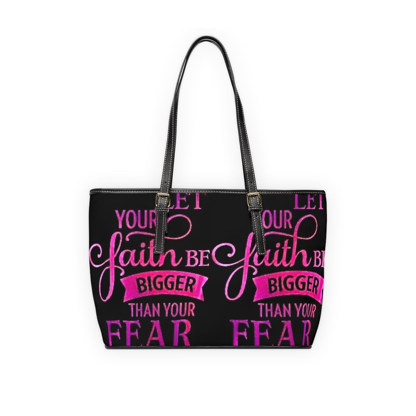 Faith-Inspired PU Leather Shoulder Bag, Tote with Positive Affirmations, Inspirational Handbag, Gift for Faith and Hope, Everyday Chic [...]