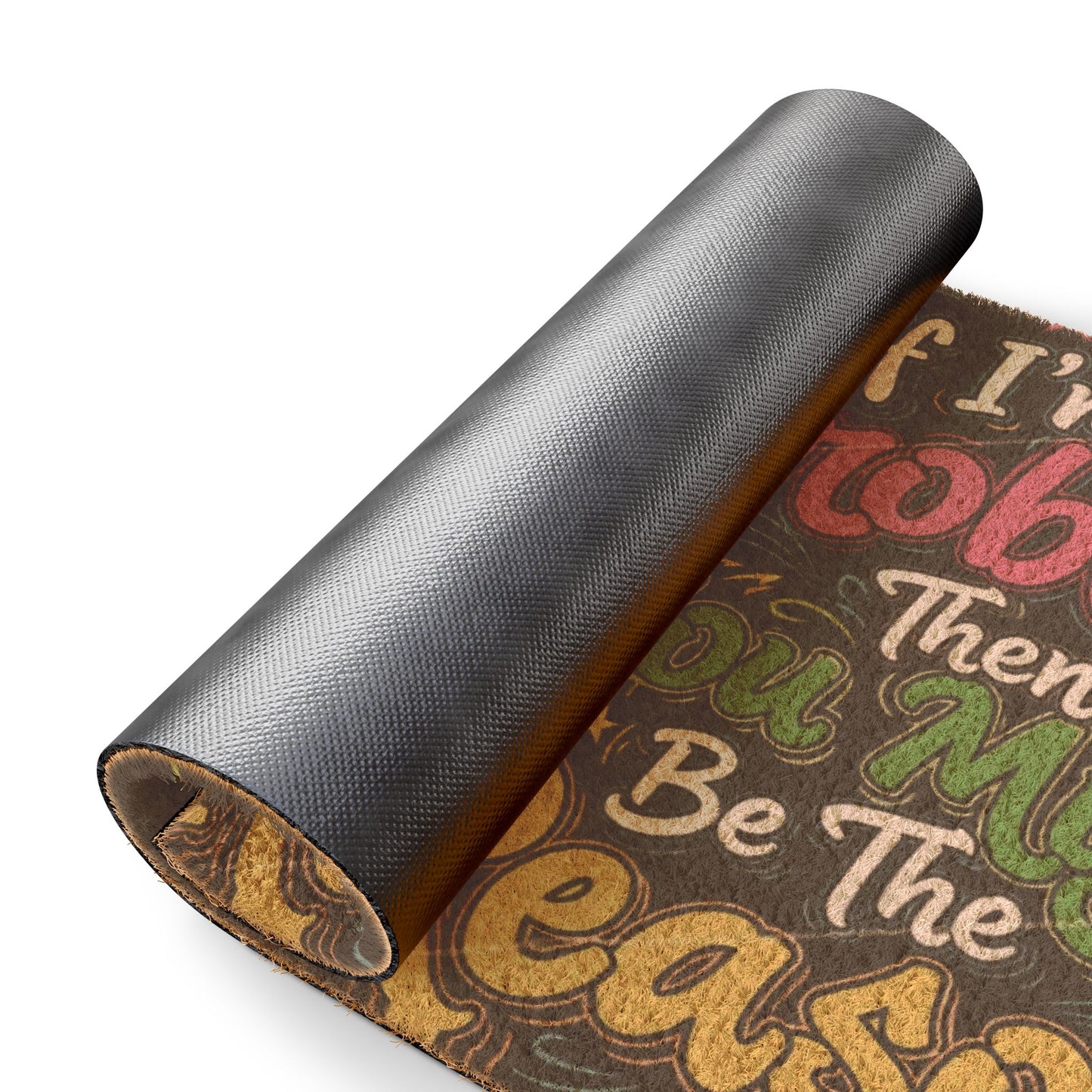 Playful Doormat with Humorous Quote, Fun Home Décor, Welcoming Entrance Mat, Gift for Friends, Housewarming Decoration