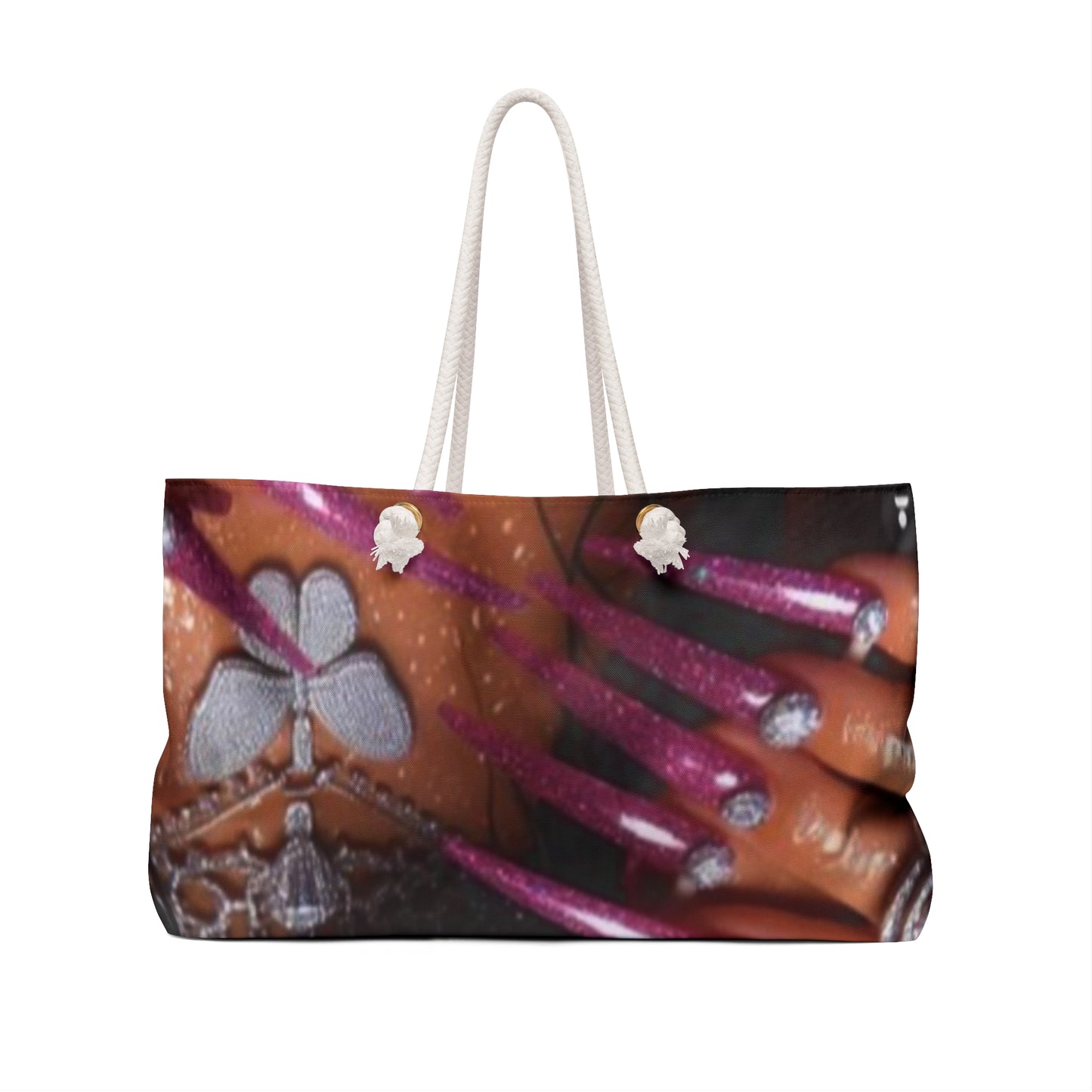 Funky Glam Weekender Bag - Trendy Travel Tote