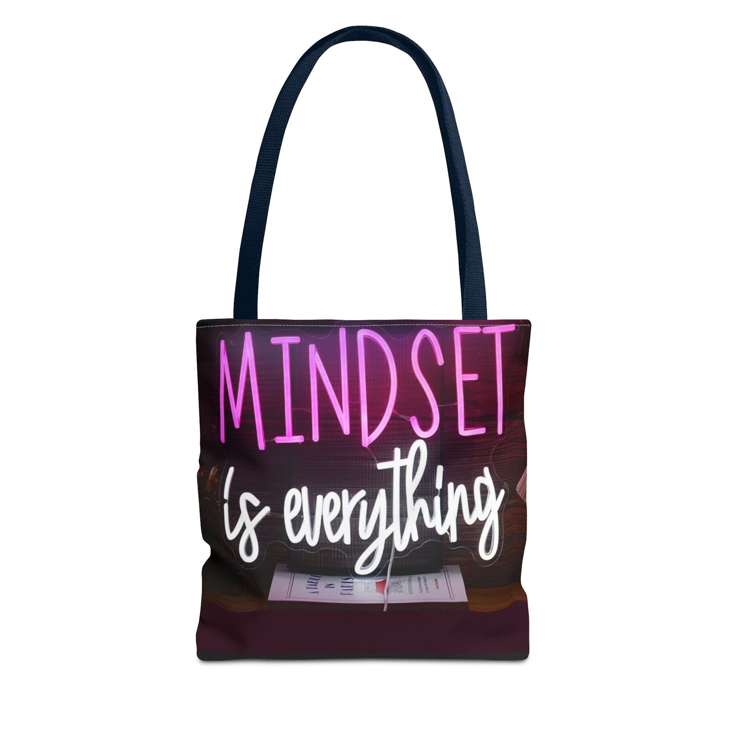 Mindset is Everything Tote Bag | Inspirational Carryall, Motivational