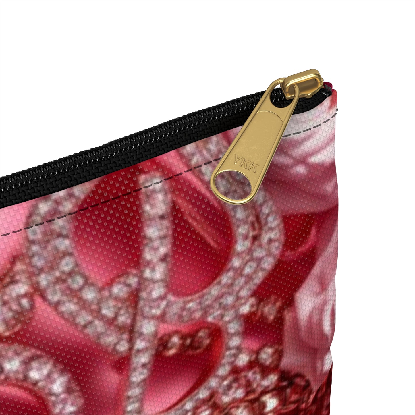 Glamorous Accessory Pouch - Stylish Makeup Bag, Pink Jewelry Organizer, Confident Gift, Fashion Statement, Travel Essentials, Boss Babe Vibe