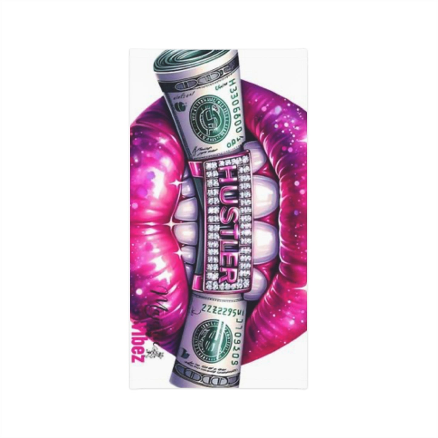 Vibrant Hustler Neck Gaiter – Trendy Fashion Accessory, Gift for Entrepreneurs,