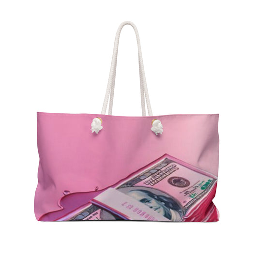money weekend tote bag